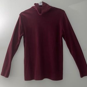 Uniqlo, Burgundy Turtleneck, Size: XL